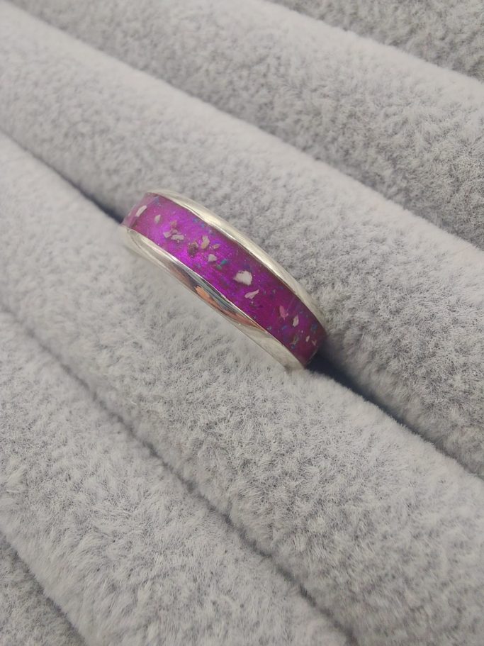 Violet Channel Ring